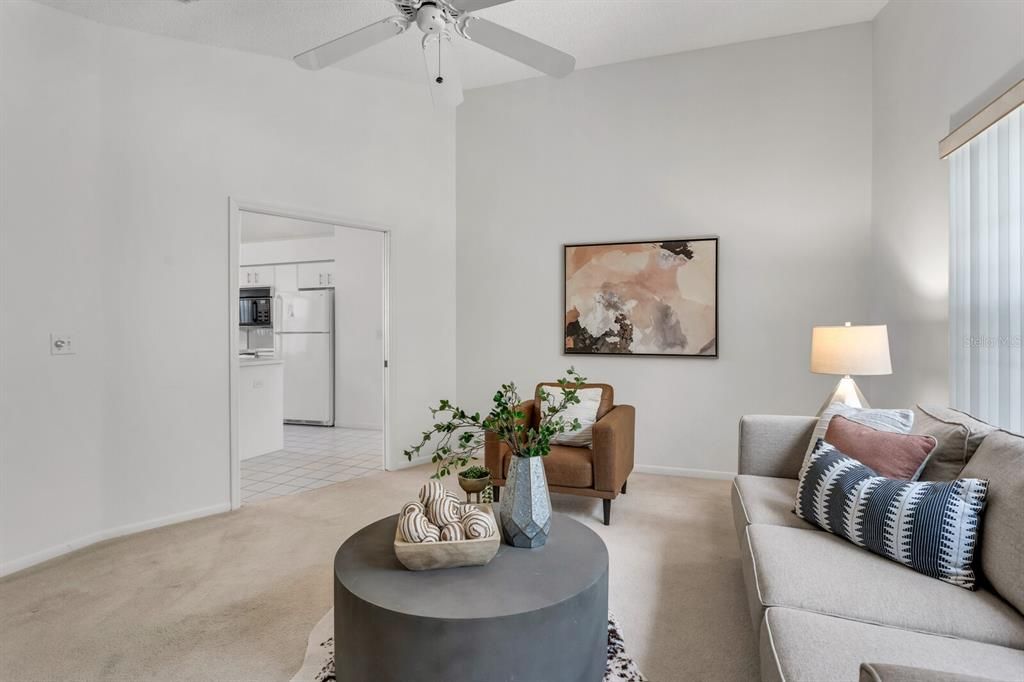 Bonus Room/Den/ Could Easily be turned into a 3rd Bedroom by Adding a Closet as it's a Very Large Room