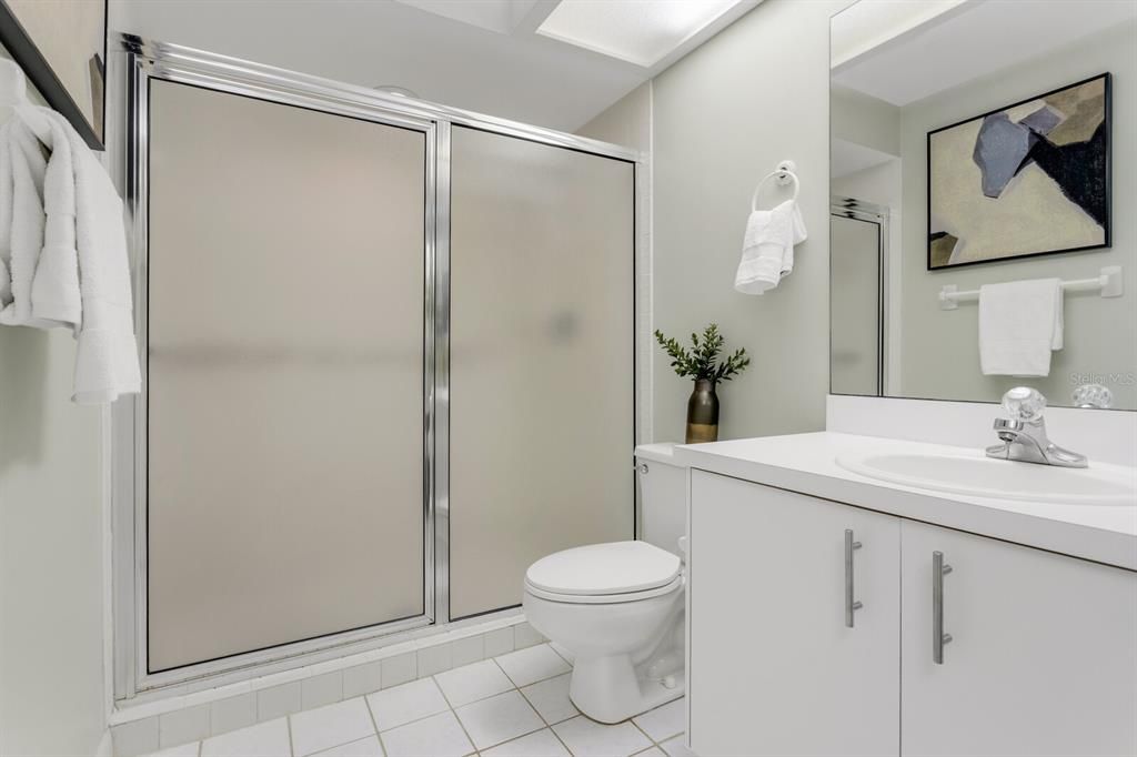 Master Bathroom with Walk in Shower