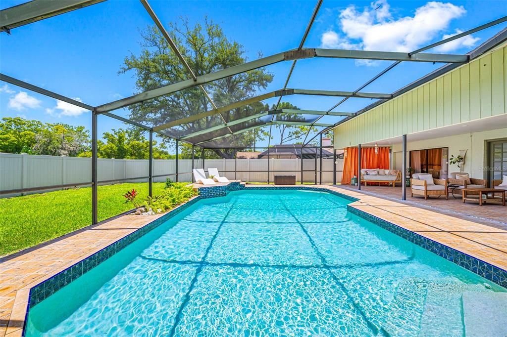 Expansive pool area and private backyard perfect for all the family and entertainment needs!