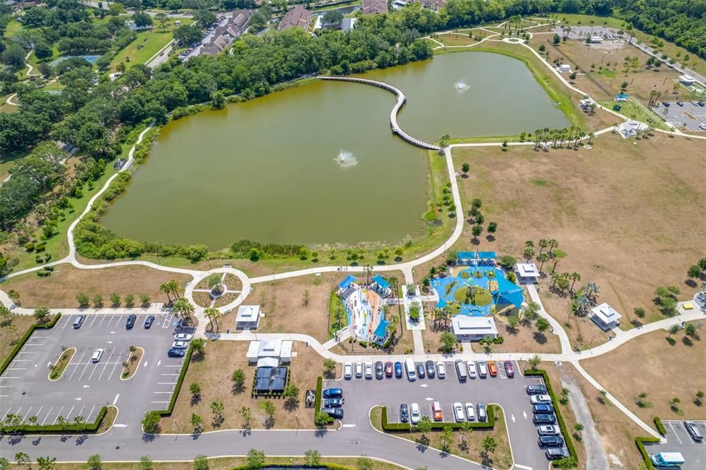 View of the AMAZING Carrollwood Village Park which has many amenities!