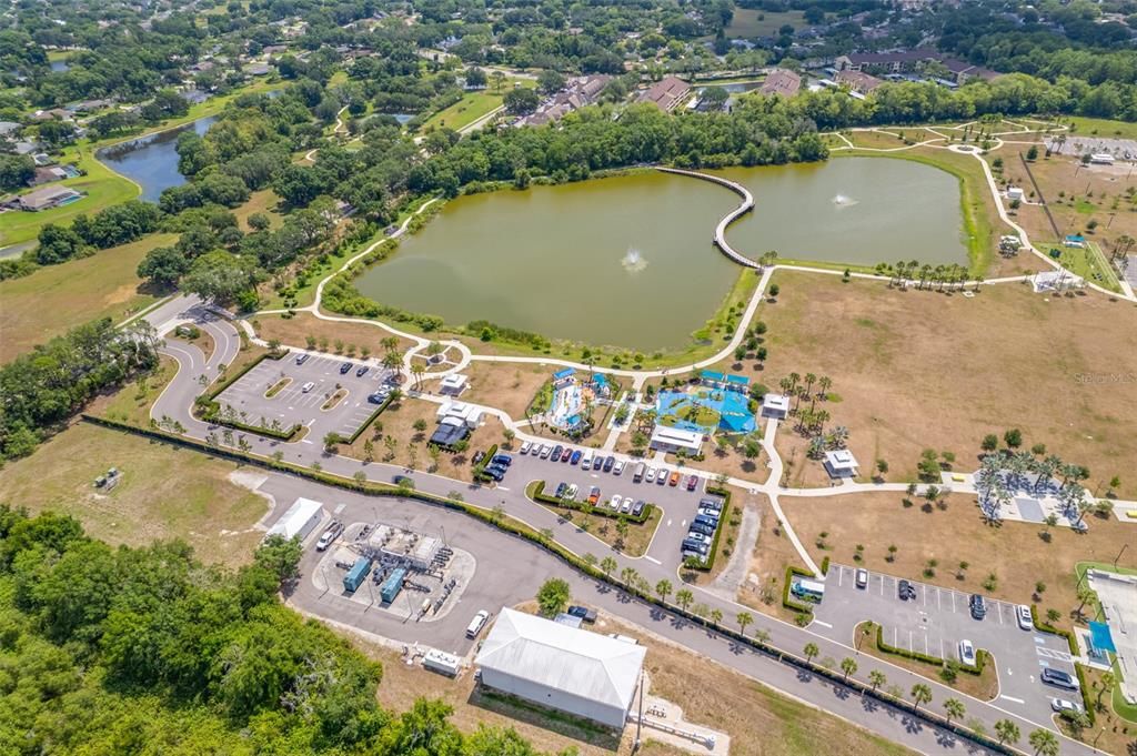 View of the AMAZING Carrollwood Village Park which has many amenities!