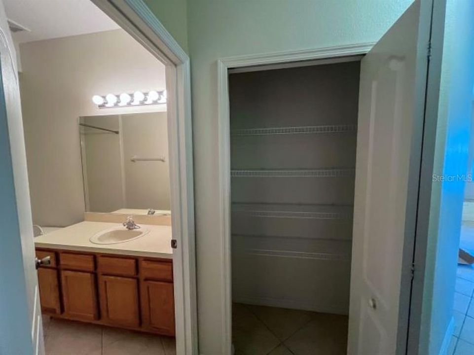 Bathroom and Closet