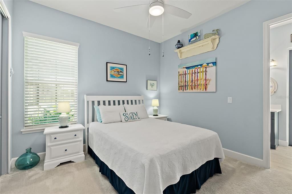 3rd Bedroom w/Ceiling Fan & Window