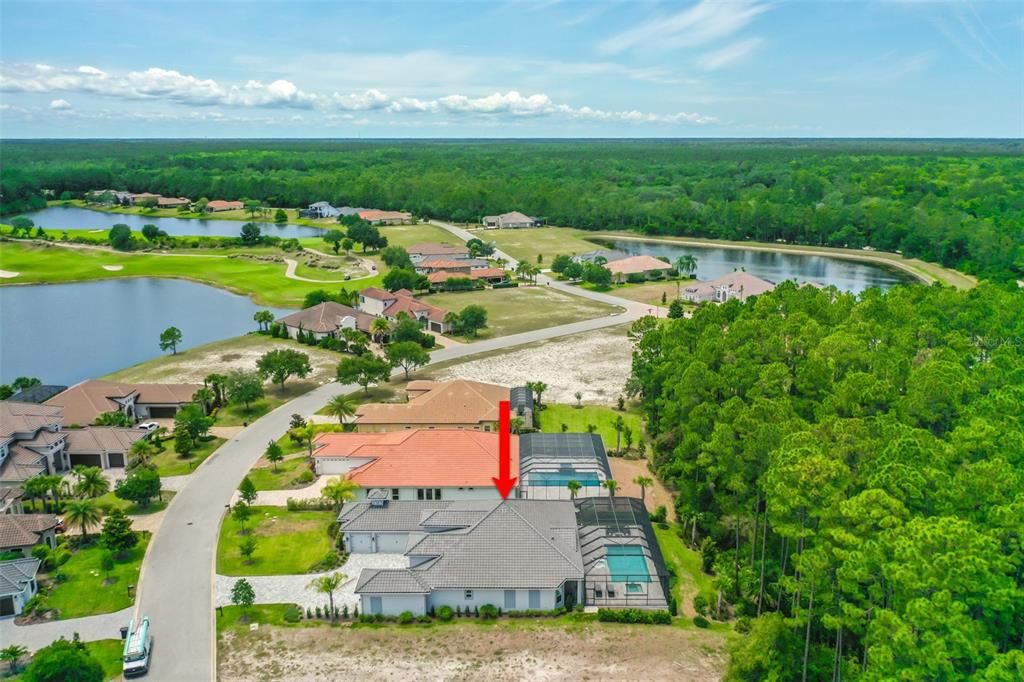 Aerial View of Neighborhood