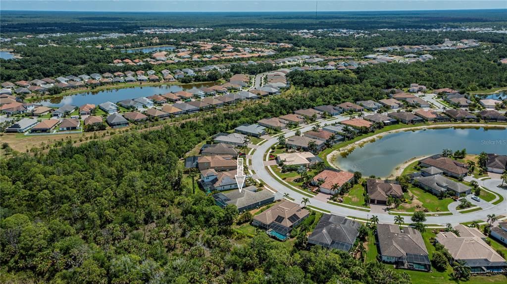 Aerial of home