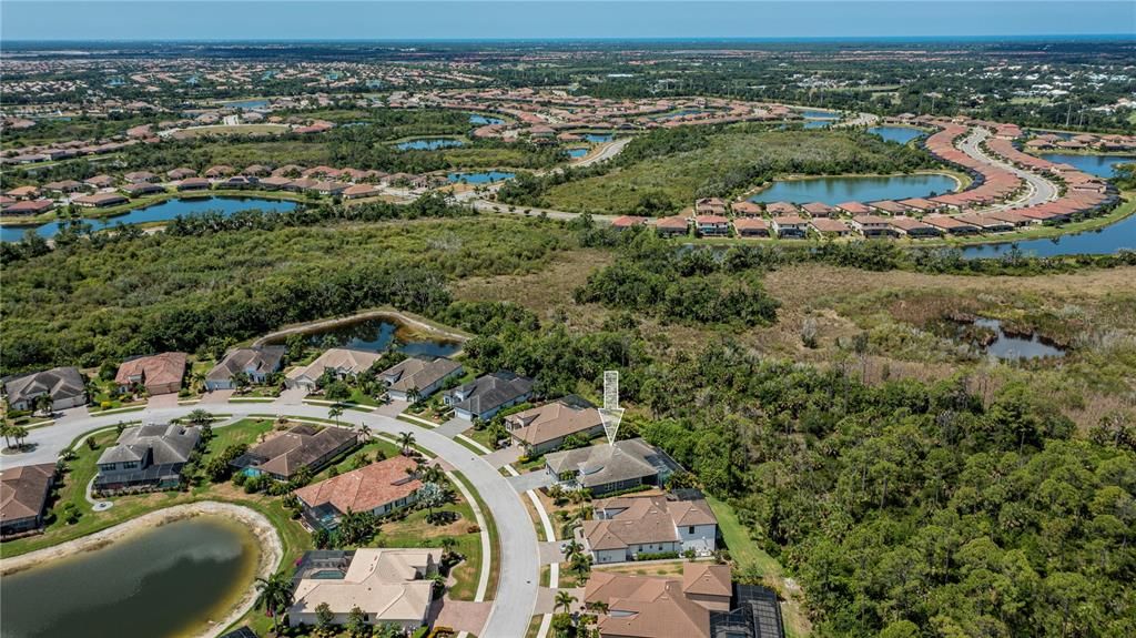 Aerial of home