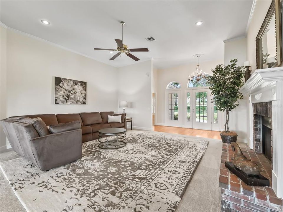 View of main living area looking toward front door.