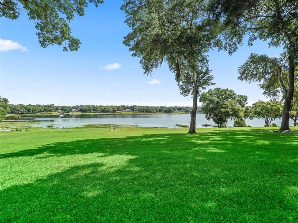 Lake view from rear of property