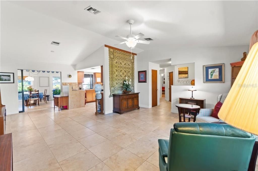 Living Room & Dining Area