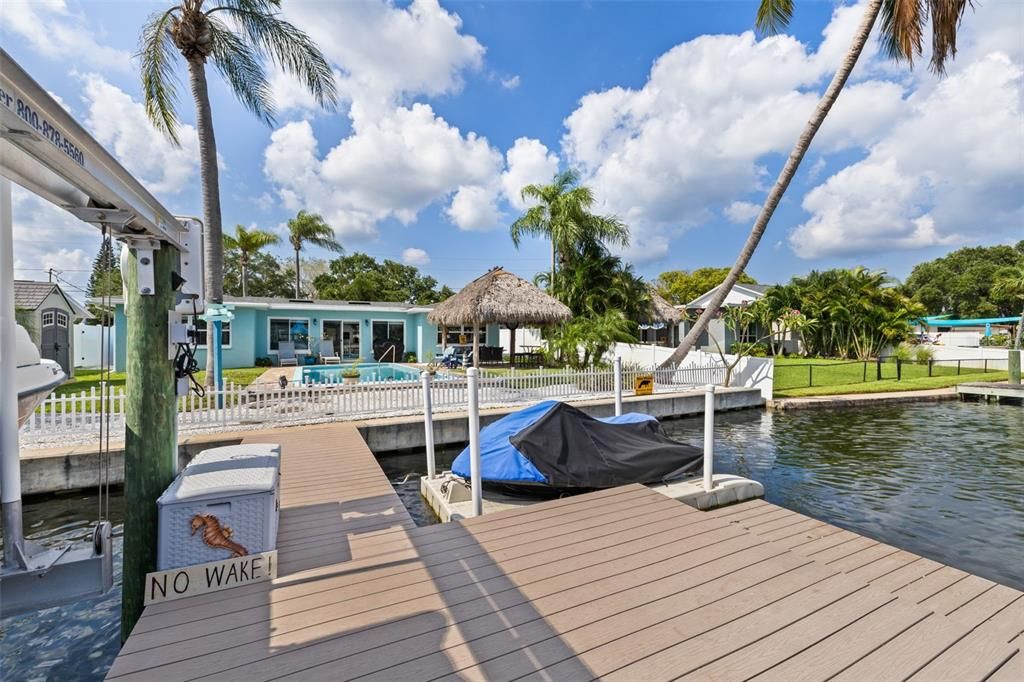 Newer Dock and Seawall