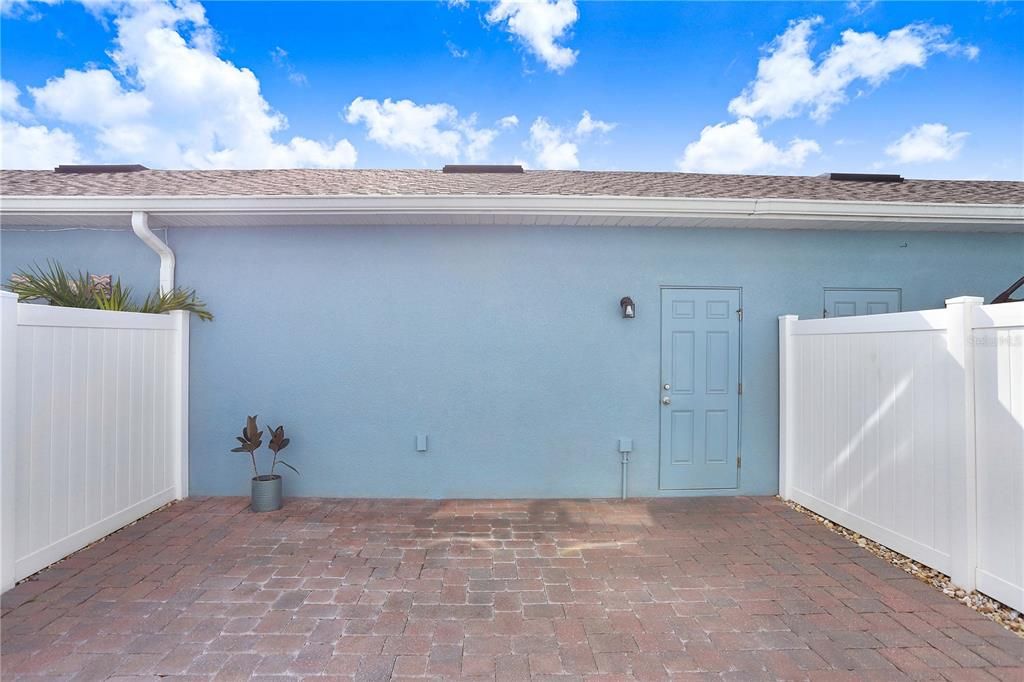 Courtyard & Garage