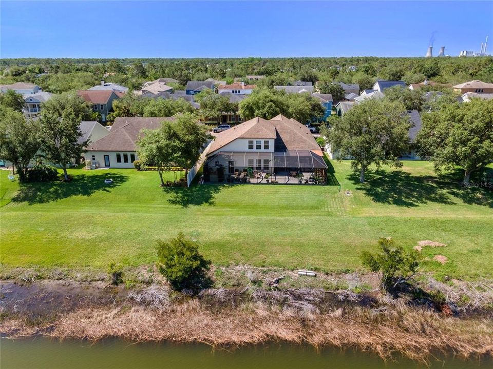 Aerial showing home from behind