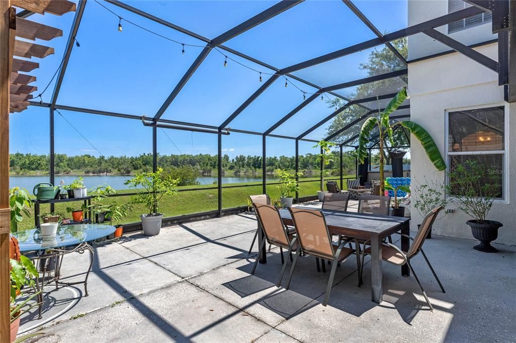 Screened patio