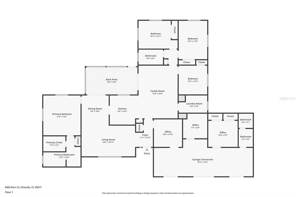 На продажу: $550,000 (4 спален, 2 ванн, 2507 Квадратных фут)