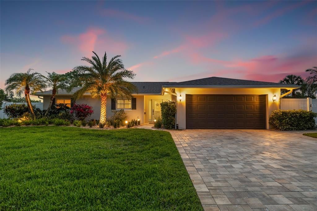 Beautifully Landscaped, night Curb Appeal!