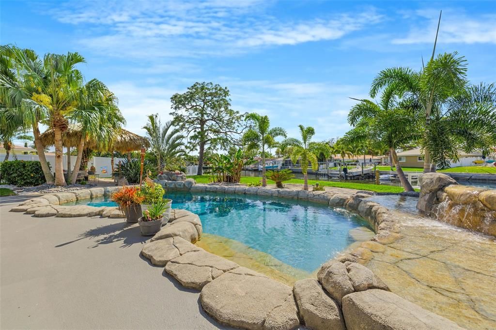 Unique, Salt Water Pool overlooking your Waterfront Paradise!