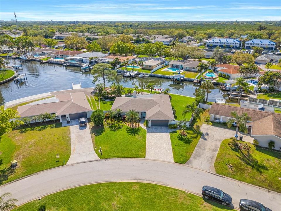 Aerial Front View of Home