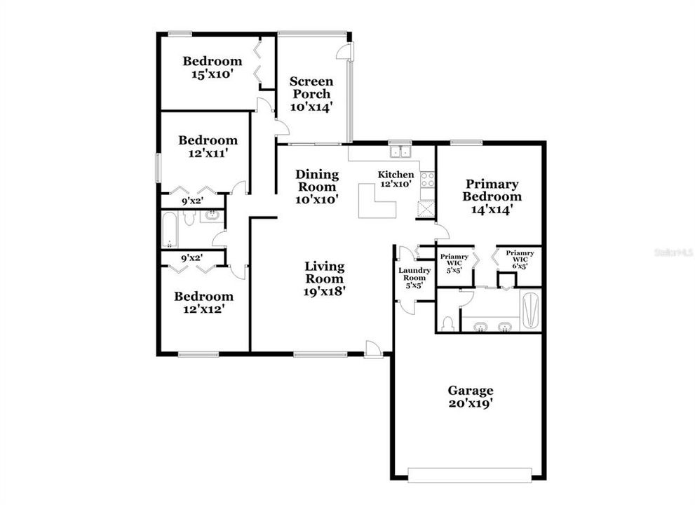 Recently Rented: $2,055 (4 beds, 2 baths, 1734 Square Feet)