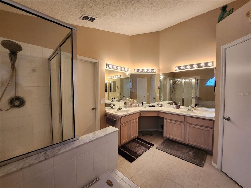 Master Bath with separate tub and shower