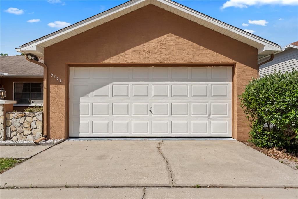 2-Car Garage Manual Garage Door