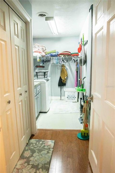 Laundry Room with Closet