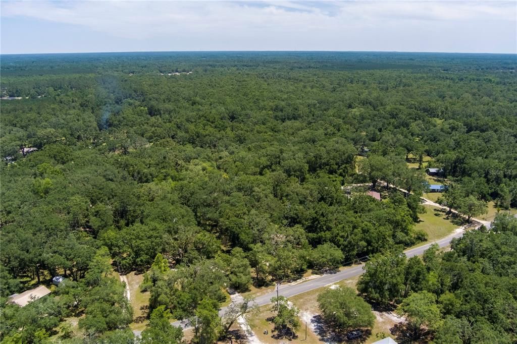 Aerial View of land.