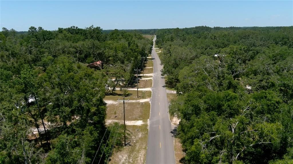 Aerial View of land.