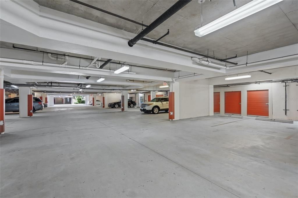 Under Bldg Parking Garage & Storage Space