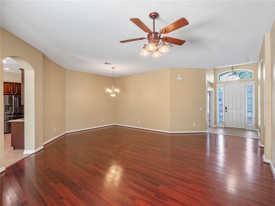 Great Room, Dining Room from Patio