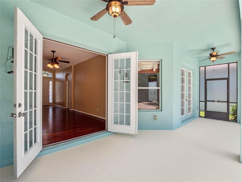 French Doors to Patio, Pool