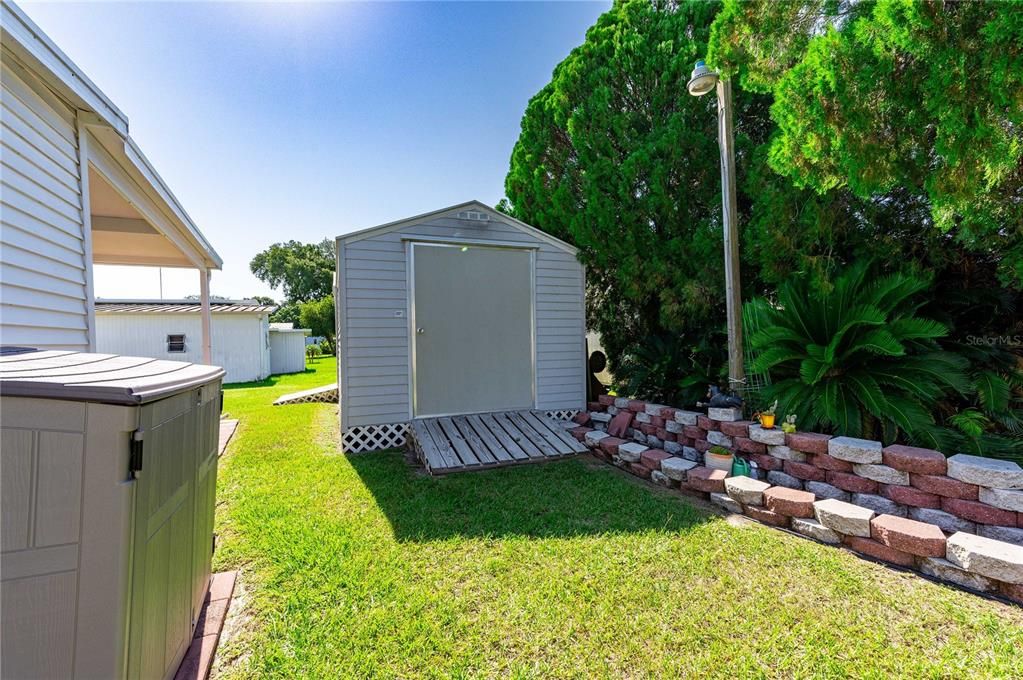 Storage shed one.