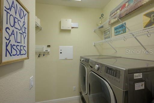 Utility Area into Garage