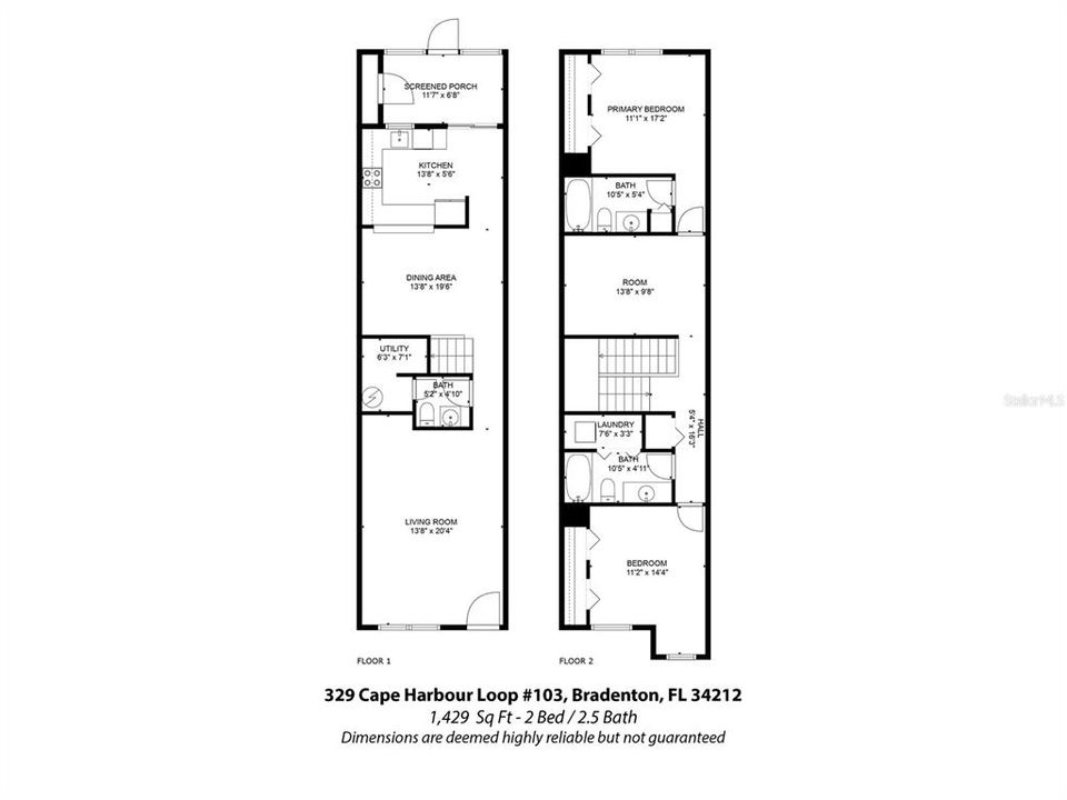 For Rent: $2,200 (2 beds, 2 baths, 1429 Square Feet)