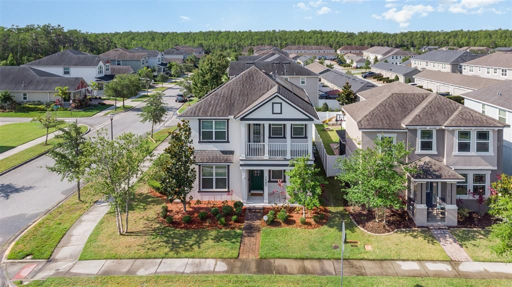 Beautiful corner home facing vast conservation.