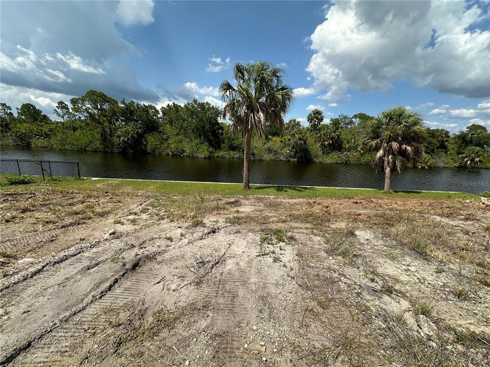 View from the center of the lot.  Just water and trees - couldn't be better.