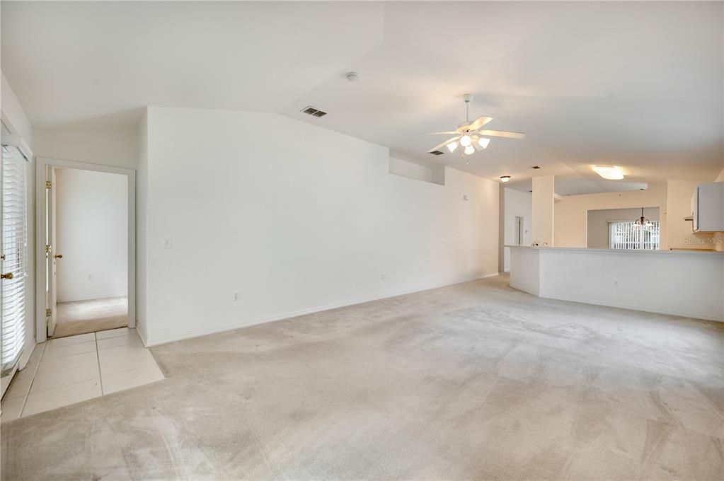 Great Room - doorway leads to Master Suite