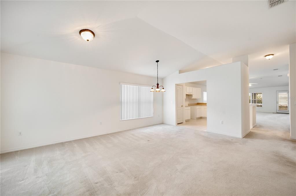 Living Room Dining Room area