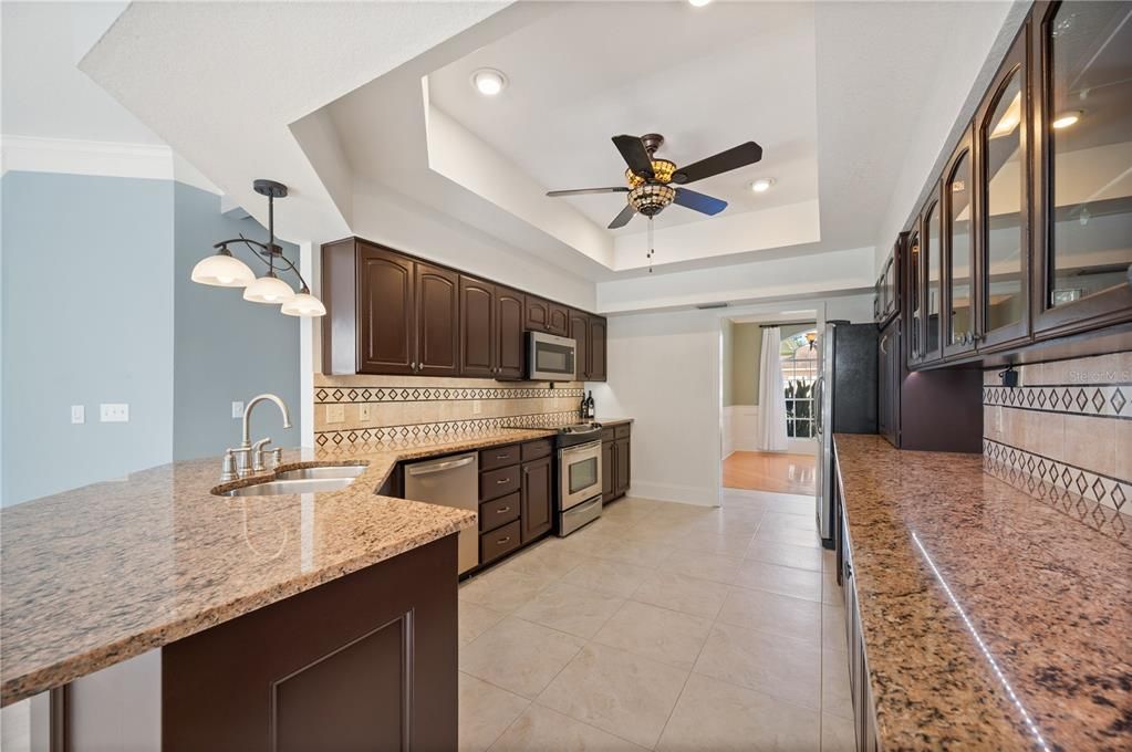 Spacious kitchen with plenty of storage