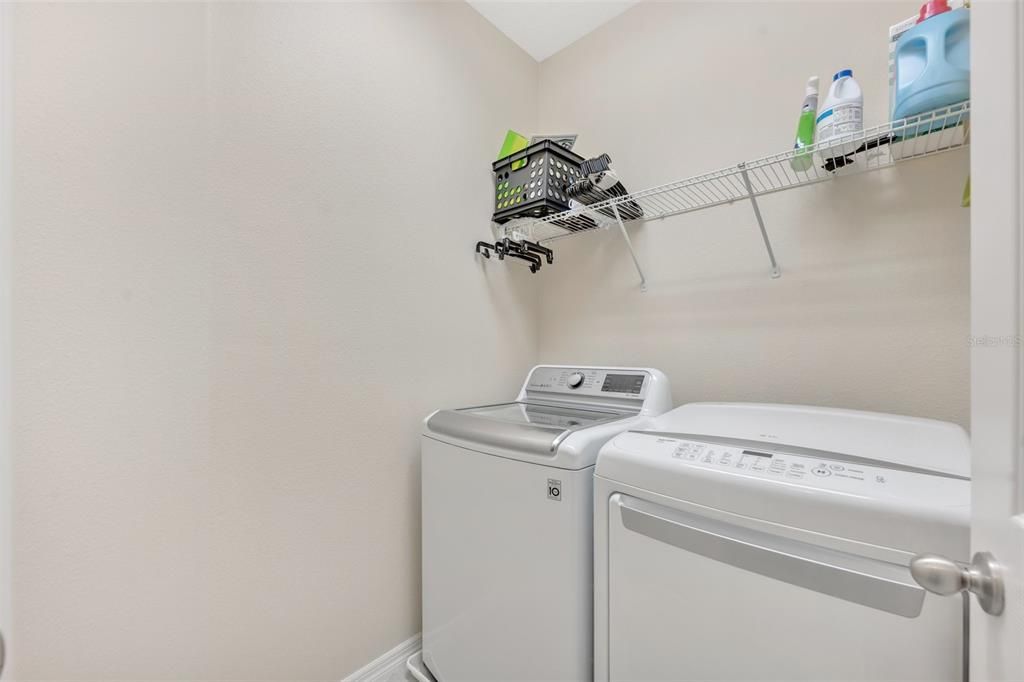 Laundry Area next to Master Bedroom Upstairs