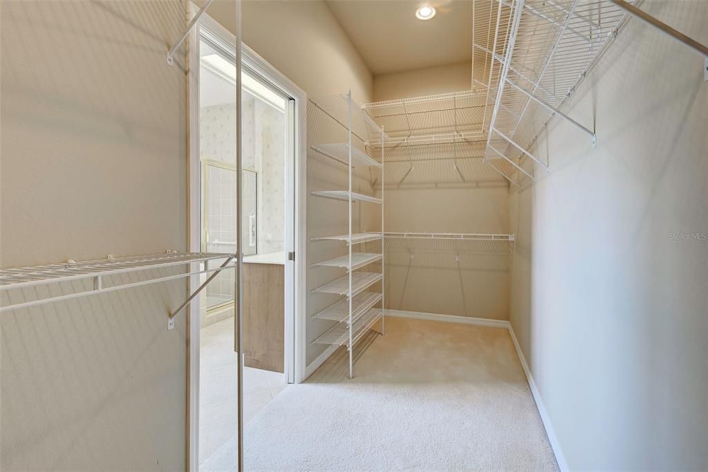 Enormous, dream closet for all of your storage needs!