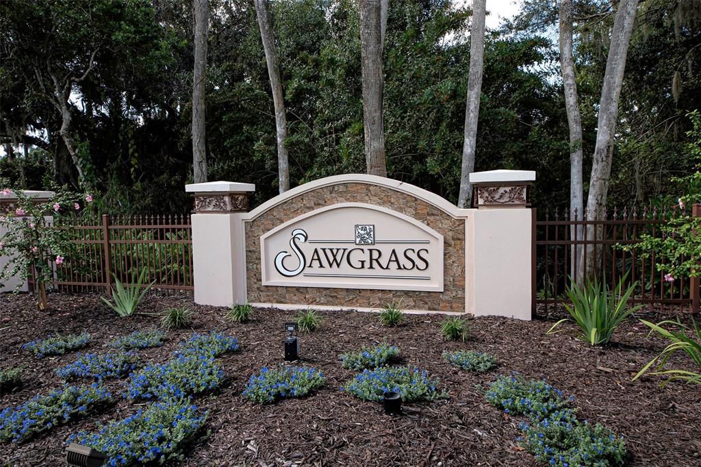 Established, well maintained Sawgrass community has no CDD fee and low HOA fees.