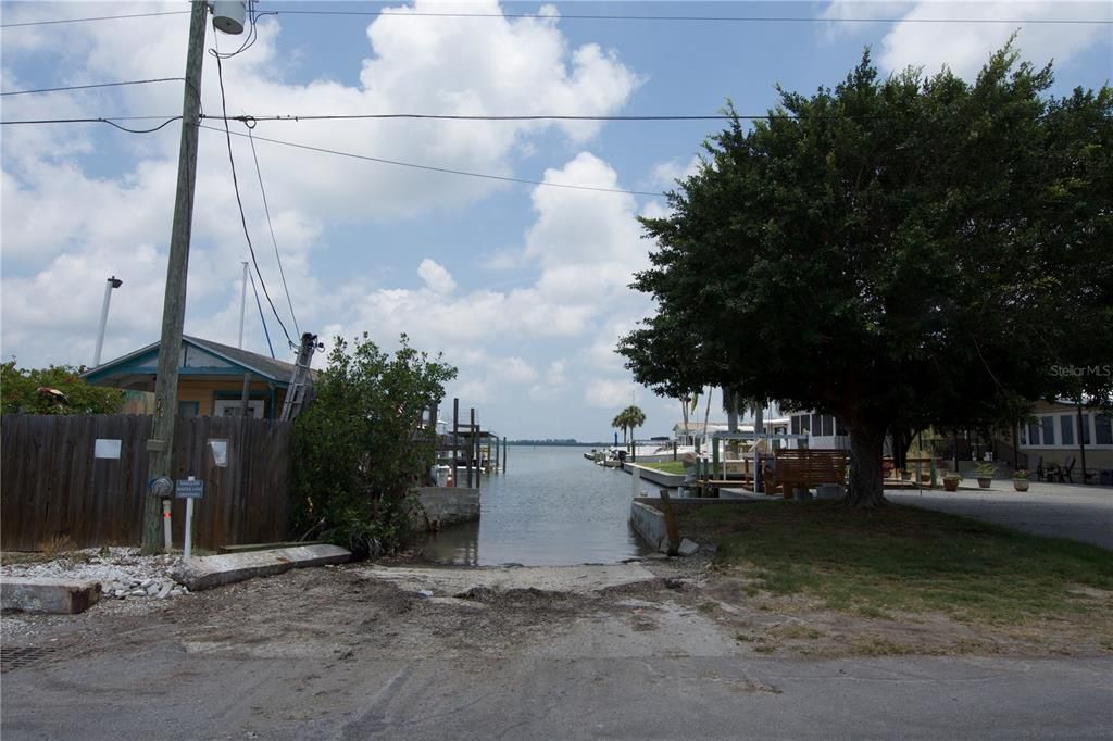 Kayak and boat launch right down the road!