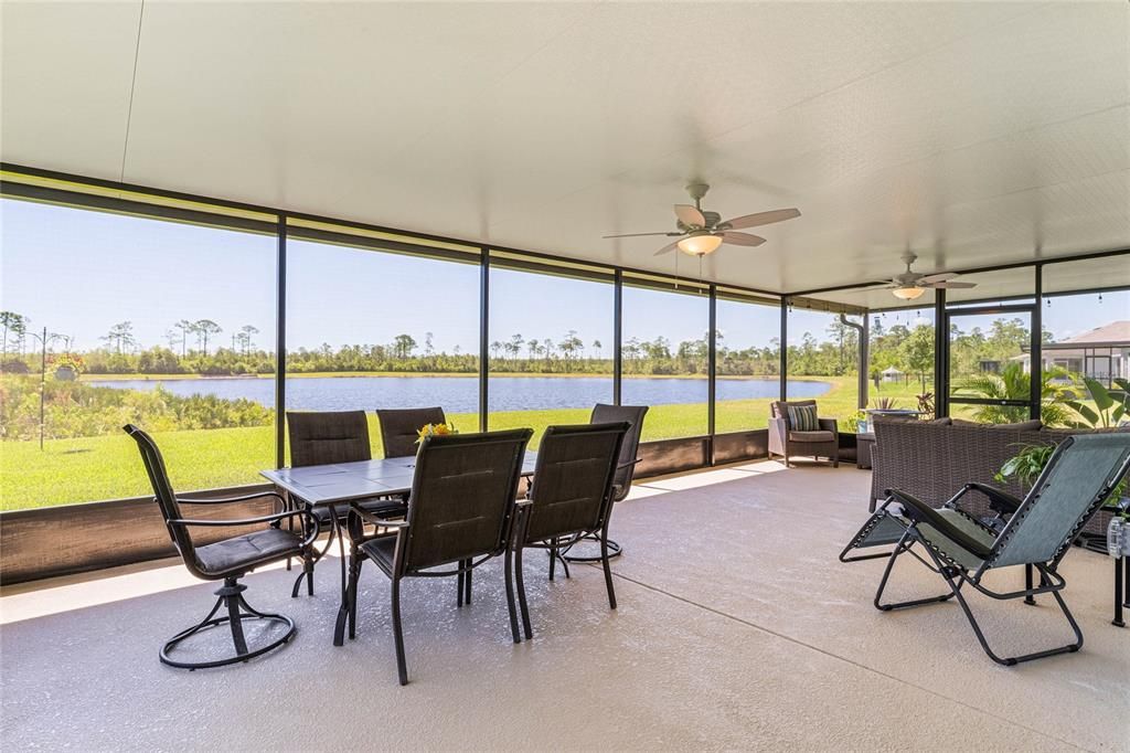 Screened in back porch