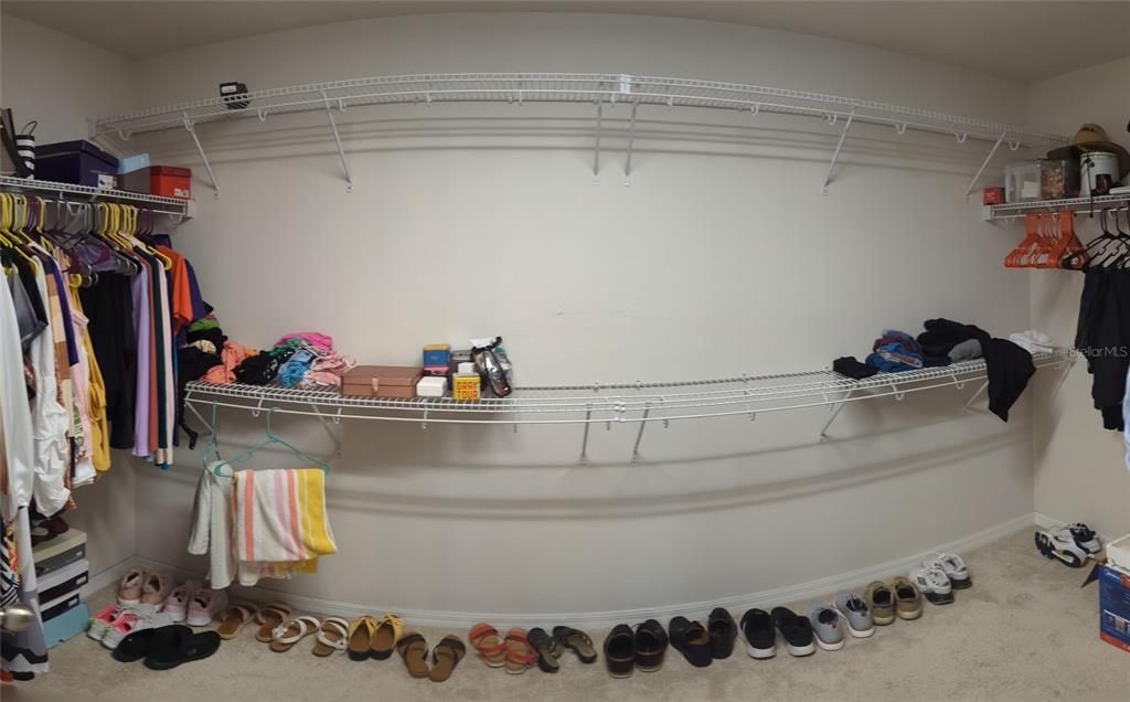 Owner suite closet