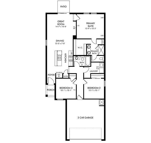 For Sale: $267,580 (3 beds, 2 baths, 1269 Square Feet)