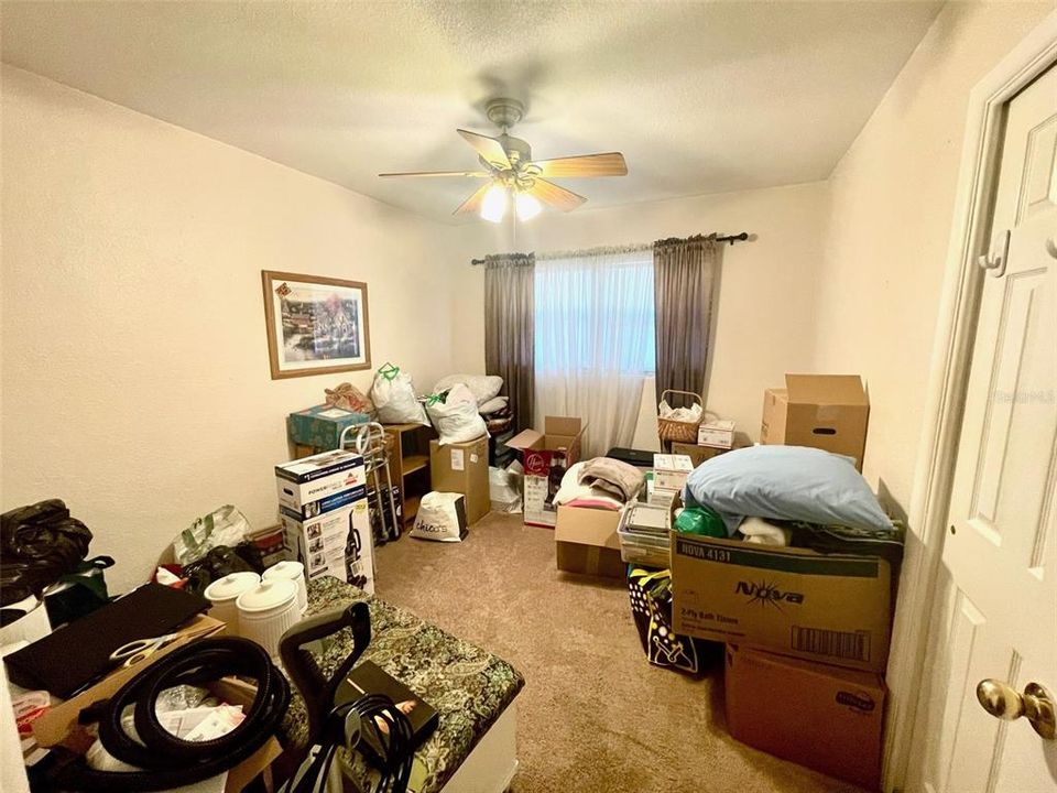 3rd Bedroom with carpet and built-in closet