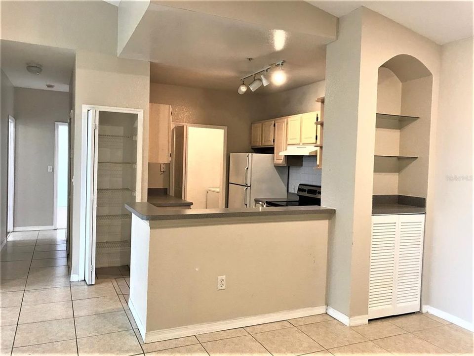 Kitchen with Pantry Closet