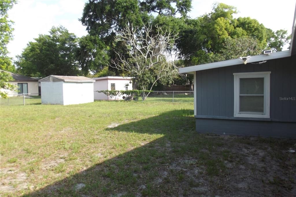 Back yard shed