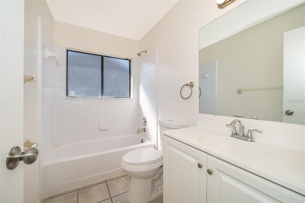 Bathroom 2 with Tub and Shower