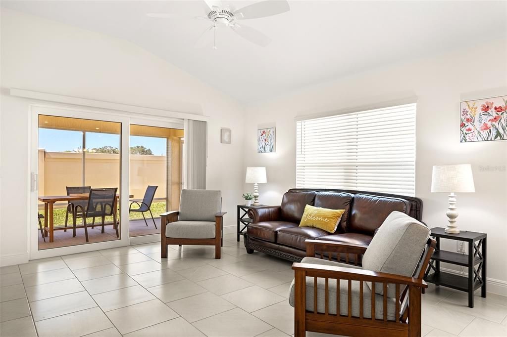 Spacious Living Room with tons of natural light!